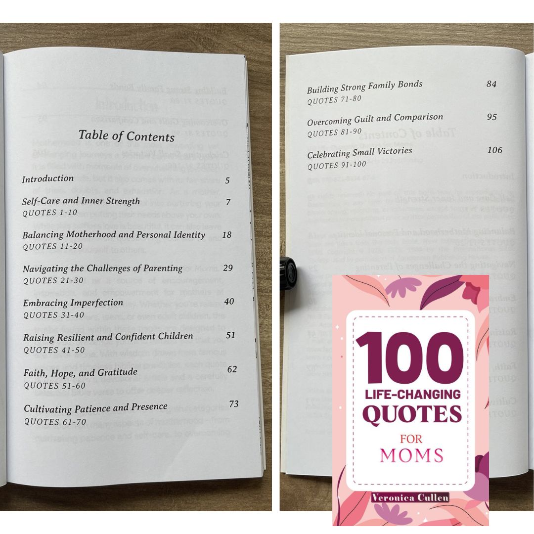 100 Life-Changing Quotes for MOMS (by Veronica Cullen) brand new softcover