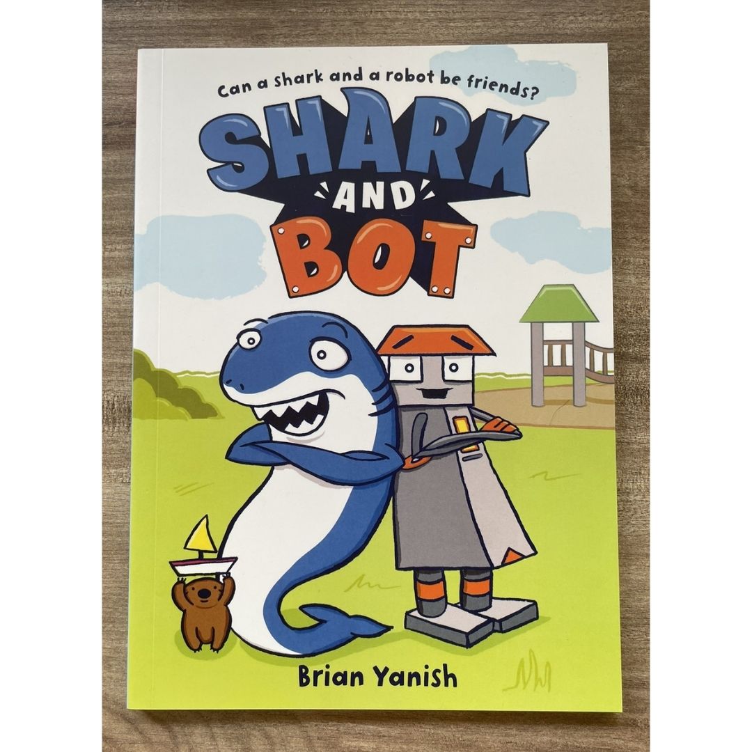 Shark and Bot, A Graphic Novel (Comics) by Brian Yanish (4 books) brand new softcover, no box