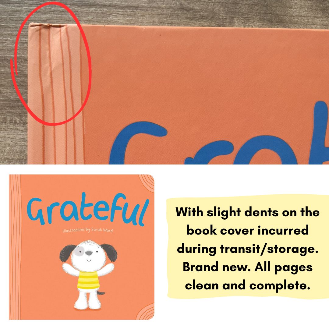 Grateful by Sarah Ward (brand new Board Book, with SLIGHT DENTS on book cover)