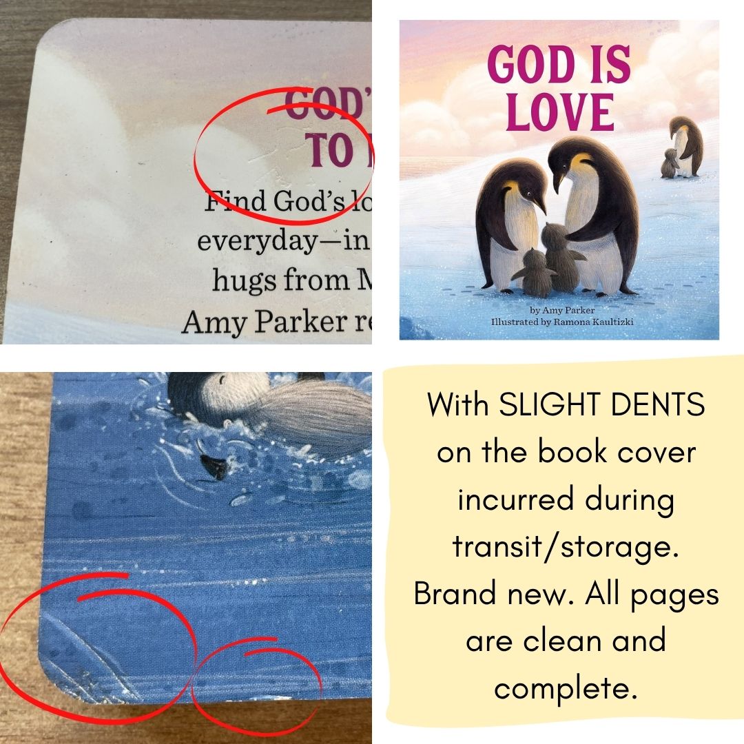 God Is Love by Amy Parker (brand new Board book) with SLIGHT DENTS on book cover