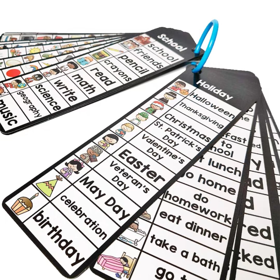 English Themed Vocabulary Flashcards for Kids | 17 Double-Sided Cards | Early Learning Teaching Aids l My Writing Center Word Lists (34 Themes / 340 Sight Words in a set) brand new, no box
