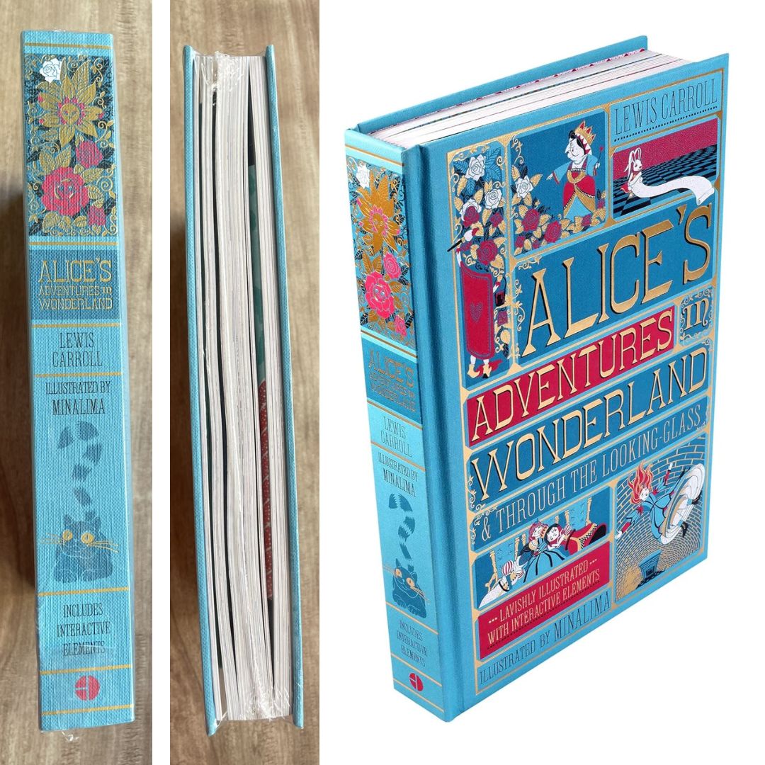 Alice's Adventures in Wonderland (MinaLima Edition) brand new hardcover, w/SLIGHT DENTS on book cover