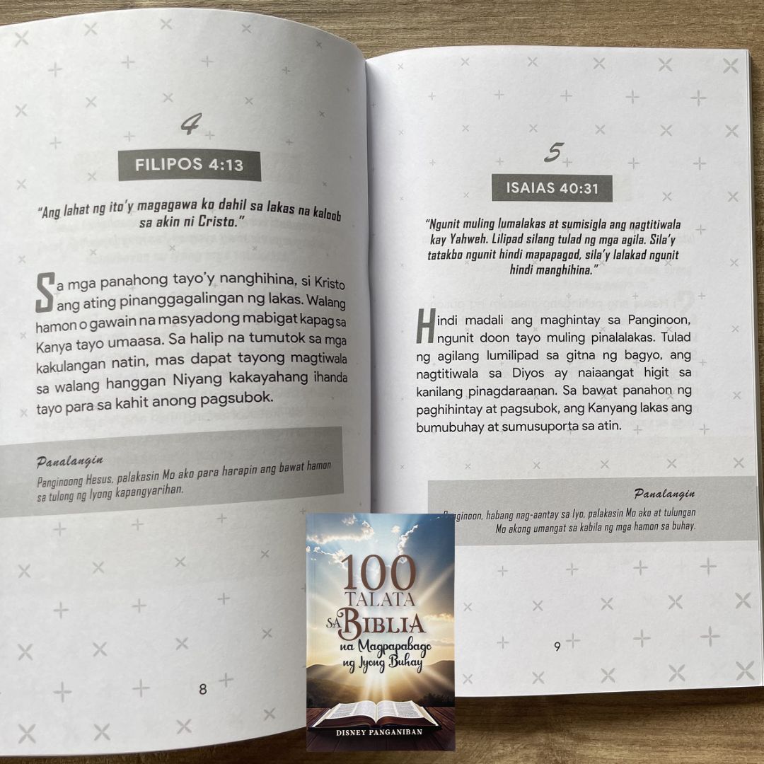 100 Talata sa Biblia na Magpapabago ng Iyong Buhay (by Disney Panganiban) brand new softcover
