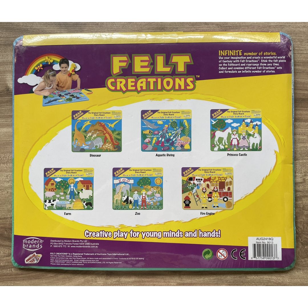 Felt Creations Story Board (SINGLES) (Aquatic Diving / Cars / American Travel / Dancing Ballerina)