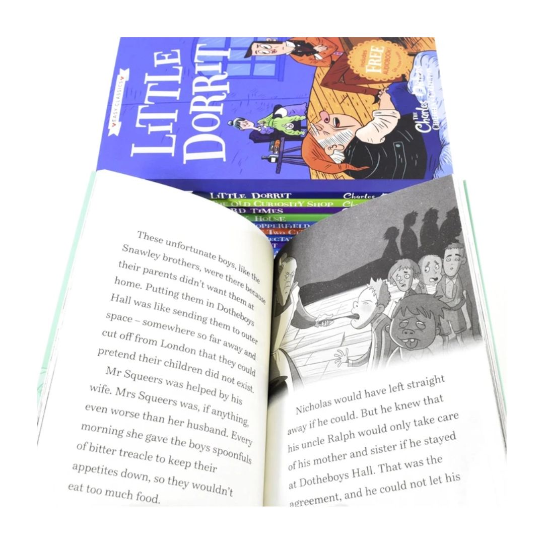 The Charles Dickens Children’s Collection 10 books (box set) (Box with damage, Books NO damage)