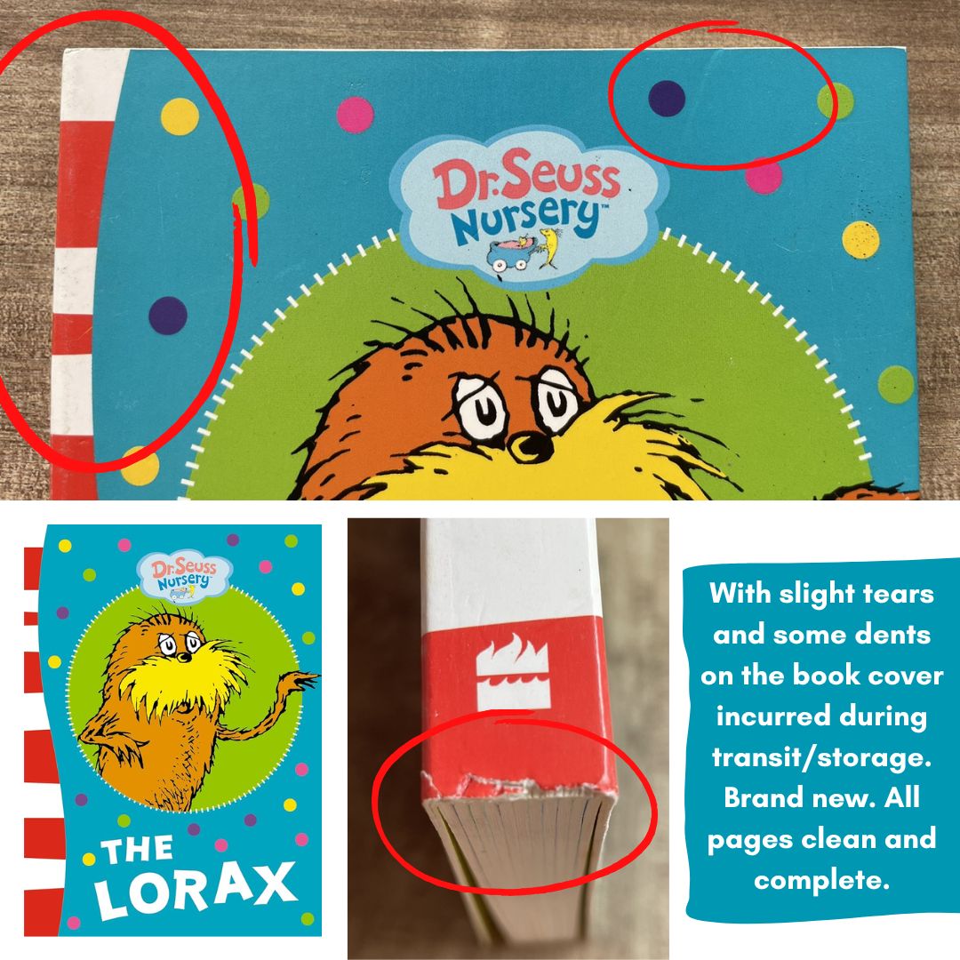 The Lorax (Dr Seuss Nursery) (board book) with SOME DENTS and SLIGHT TEARS on book cover