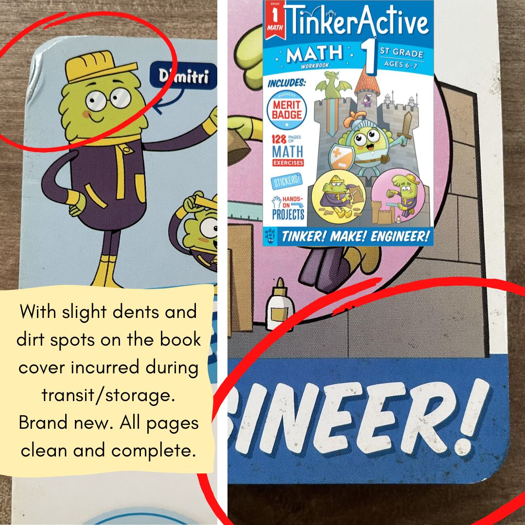 TinkerActive Workbooks: 1st Grade (MATH) softcover
