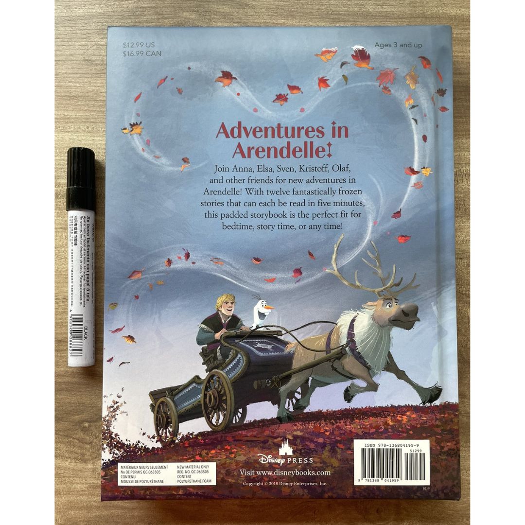 Disney Frozen 5-Minute Stories (USED book, padded hardcover, with slight dents on book cover)