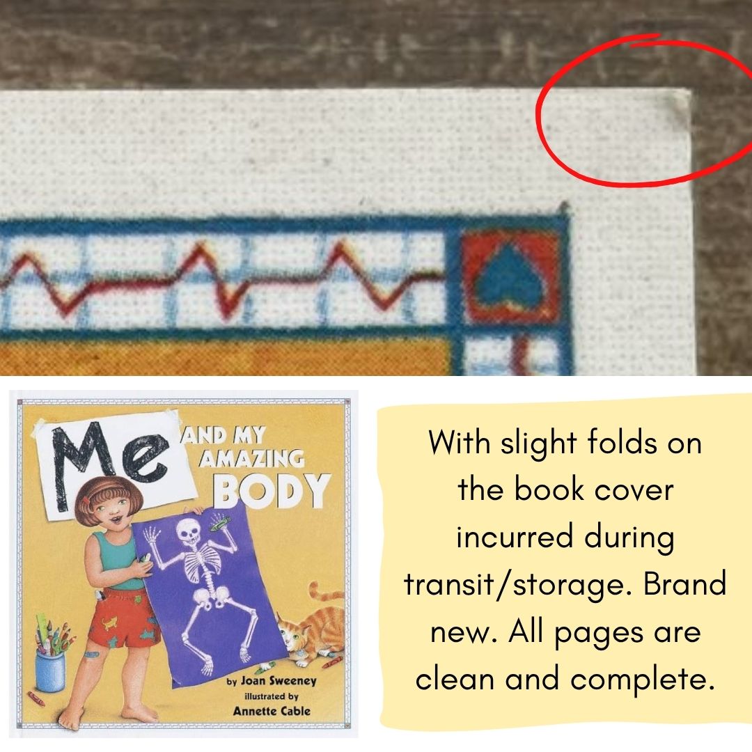 Me and My Amazing Body (brand new softcover, with SLIGHT FOLDS on book cover)