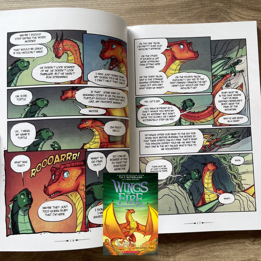 Wings of Fire Graphic Novels (SINGLES, brand new softcover, with SLIGHT FOLDS on book cover)