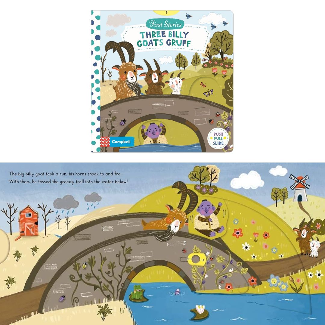 CAMPBELL First Stories Board book Fairy Tales (singles) INTERACTIVE BOARD BOOKS (Little Red Riding Hood, Rapunzel, Three Little Pigs, etc)