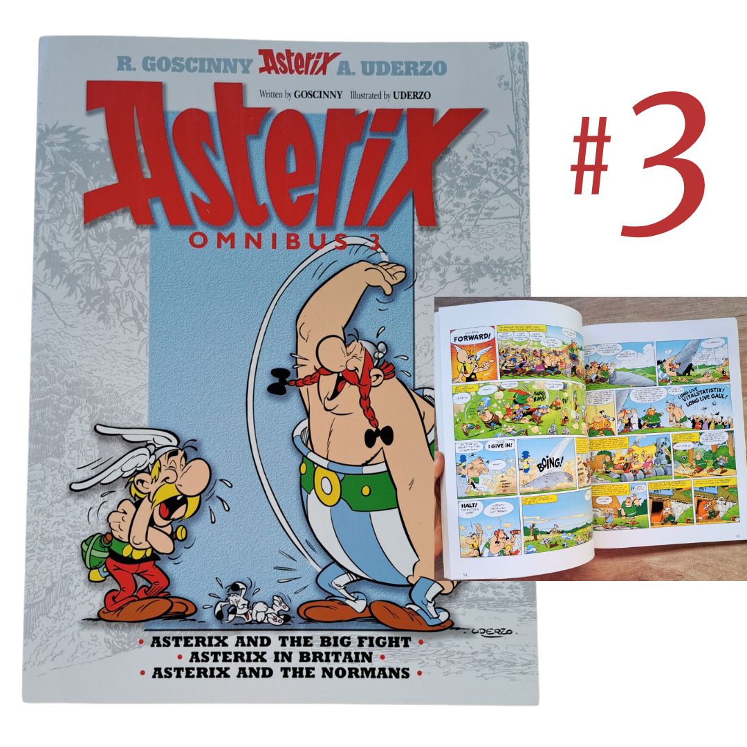 Asterix Omnibus (SINGLES) (3 stories, graphic comics, softcover)