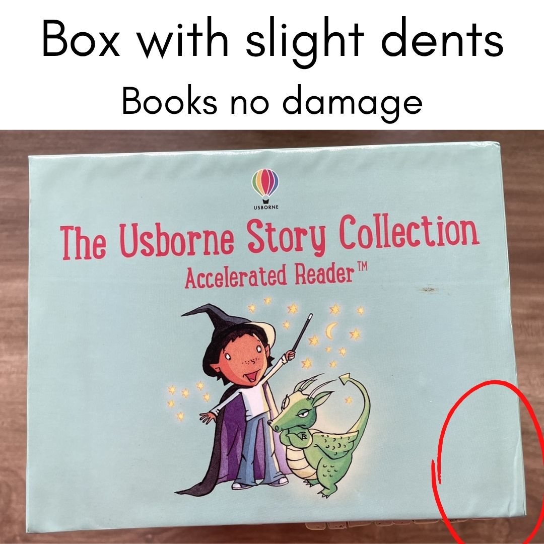The Usborne Accelerated Reader Story Collection Box Set (20 books) brand new softcover, BOX with SLIGHT FOLDS, books no damage