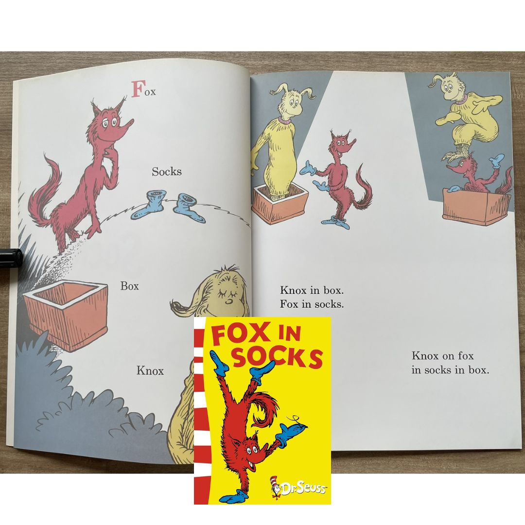 Dr Seuss paperbacks (PLS CHOOSE A TITLE) Oh the Places You'll Go / Fox in Socks / Green Eggs and Ham / Oh the Thinks You Can Think / One Fish Two Fish / Scrambled Eggs Super / Sleep Book / Ten Apples Up On Top / The Alphabet Book / Wacky Wednesday