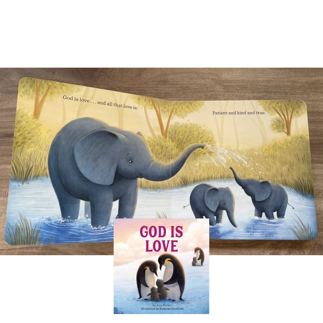 God Is Love by Amy Parker (brand new Board book) with SLIGHT DENTS on book cover