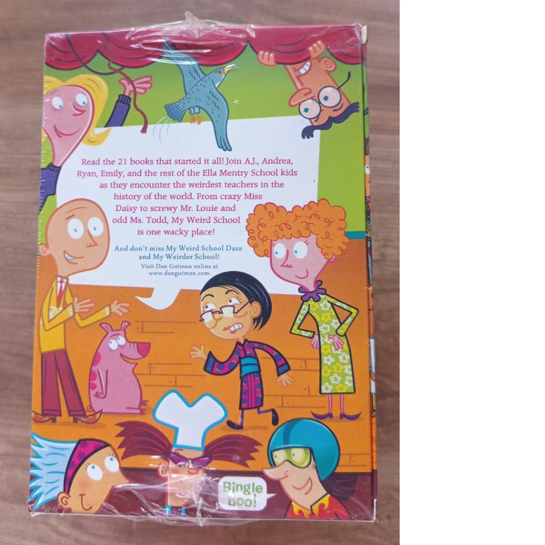 My Weird School (21 books) brand new softcover, BOX with SLIGHT DENTS, books no damage