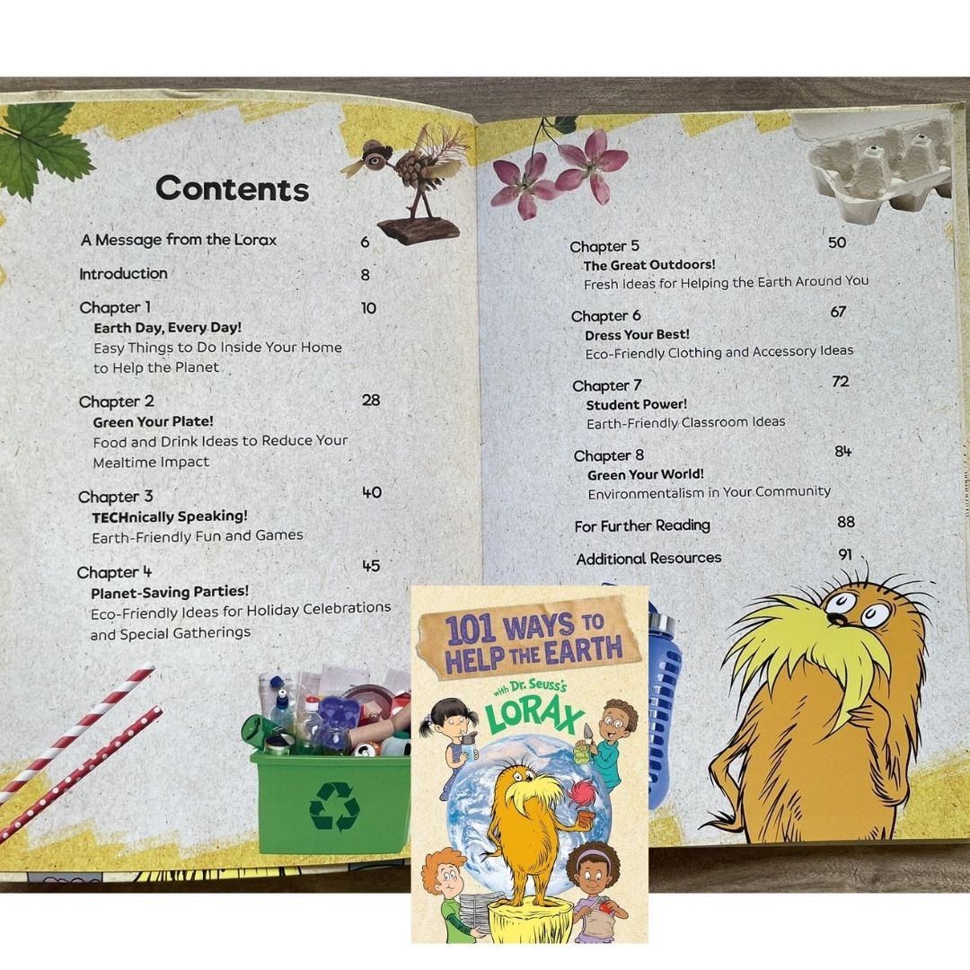 101 Ways to Help the Earth with Dr. Seuss's Lorax (Dr. Seuss's The Lorax Books) (brand new softcover, with SLIGHT FOLDS on book cover)