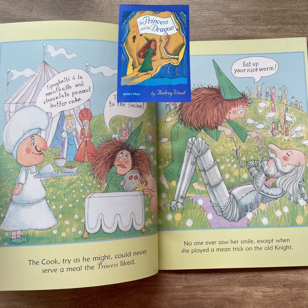 The Princess and the Dragon (Child's Play Library) (by Audrey Wood) (brand new softcover)