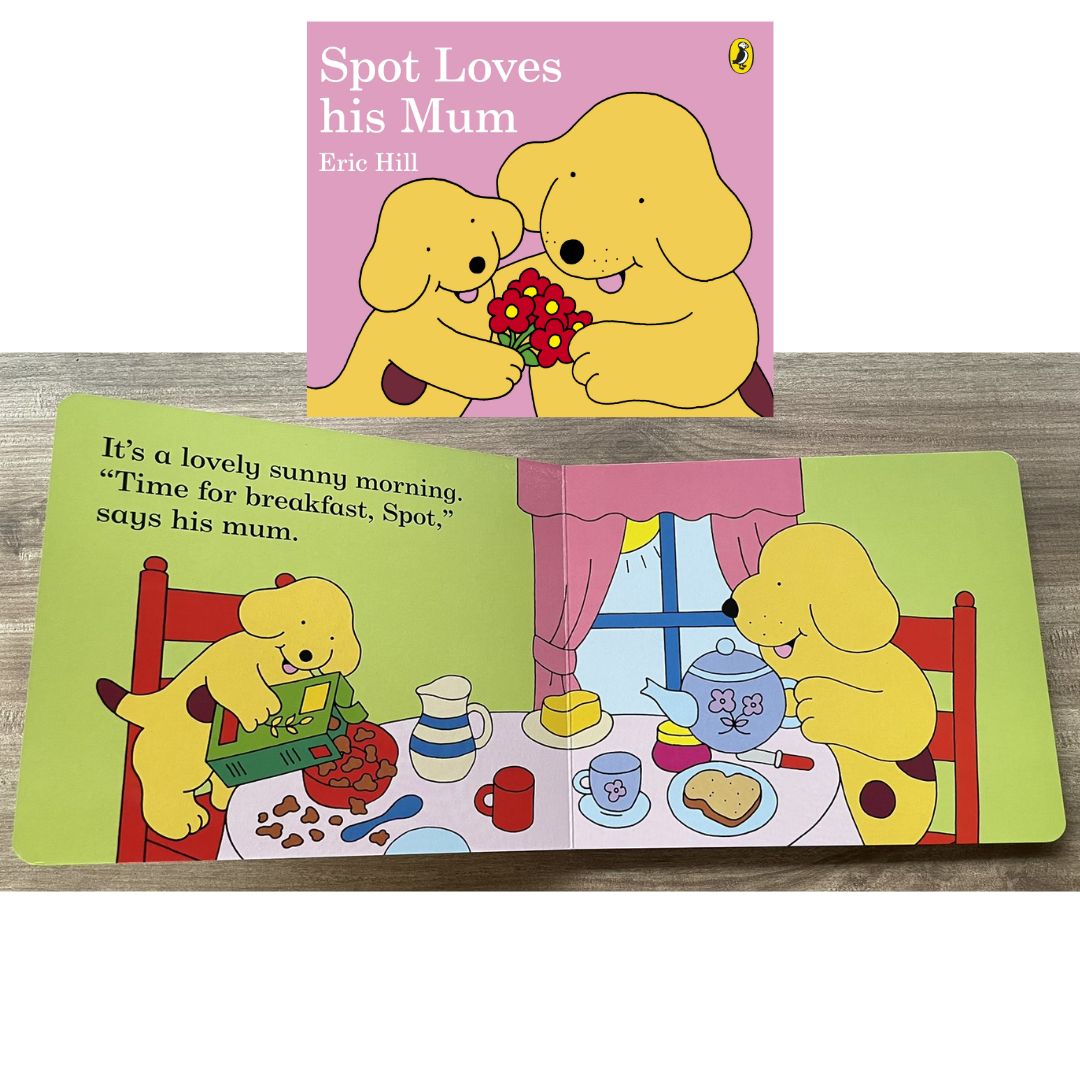 Where's Spot / Spot Loves His Mom / Spot Says Please and other stories BOARD BOOKS (SINGLES) brand new, with SLIGHT DENTS on book cover
