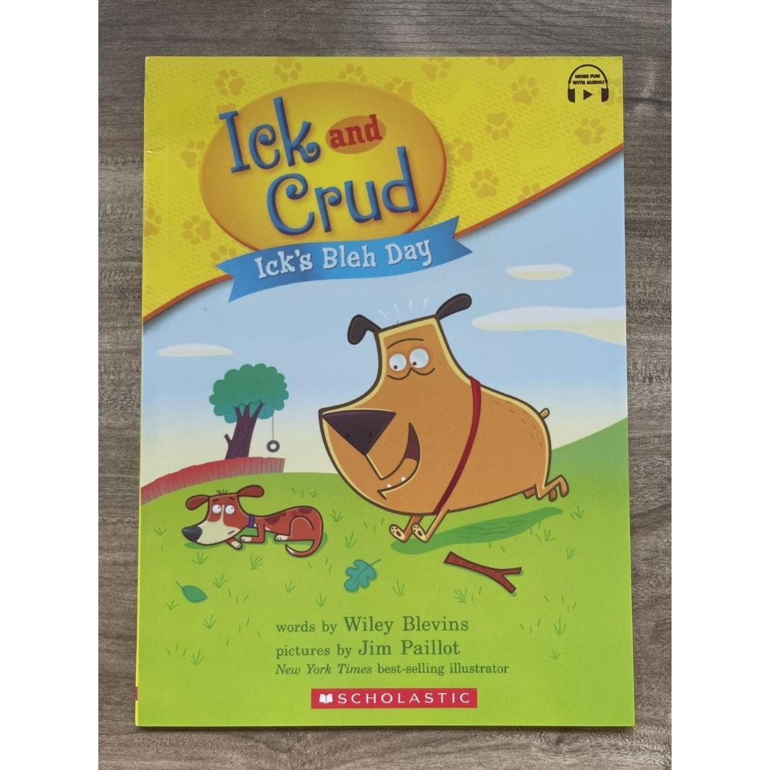 Funny Bone Books: First Chapters -- Ick and Crud (7 books) brand new softcover, no box, with SLIGHT FOLDS on book covers