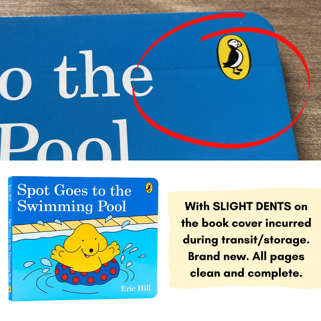 Where's Spot / Spot Loves His Mom / Spot Says Please and other stories BOARD BOOKS (SINGLES) brand new, with SLIGHT DENTS on book cover