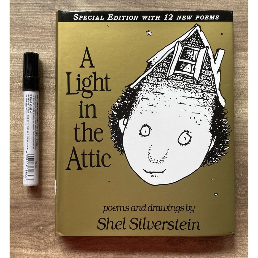 Shel Silverstein (3 books) FALLING UP // A LIGHT IN THE ATTIC // WHERE THE SIDEWALK ENDS (hardcover)