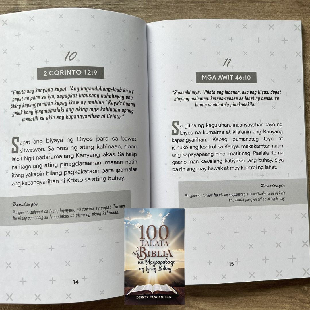 100 Talata sa Biblia na Magpapabago ng Iyong Buhay (by Disney Panganiban) brand new softcover