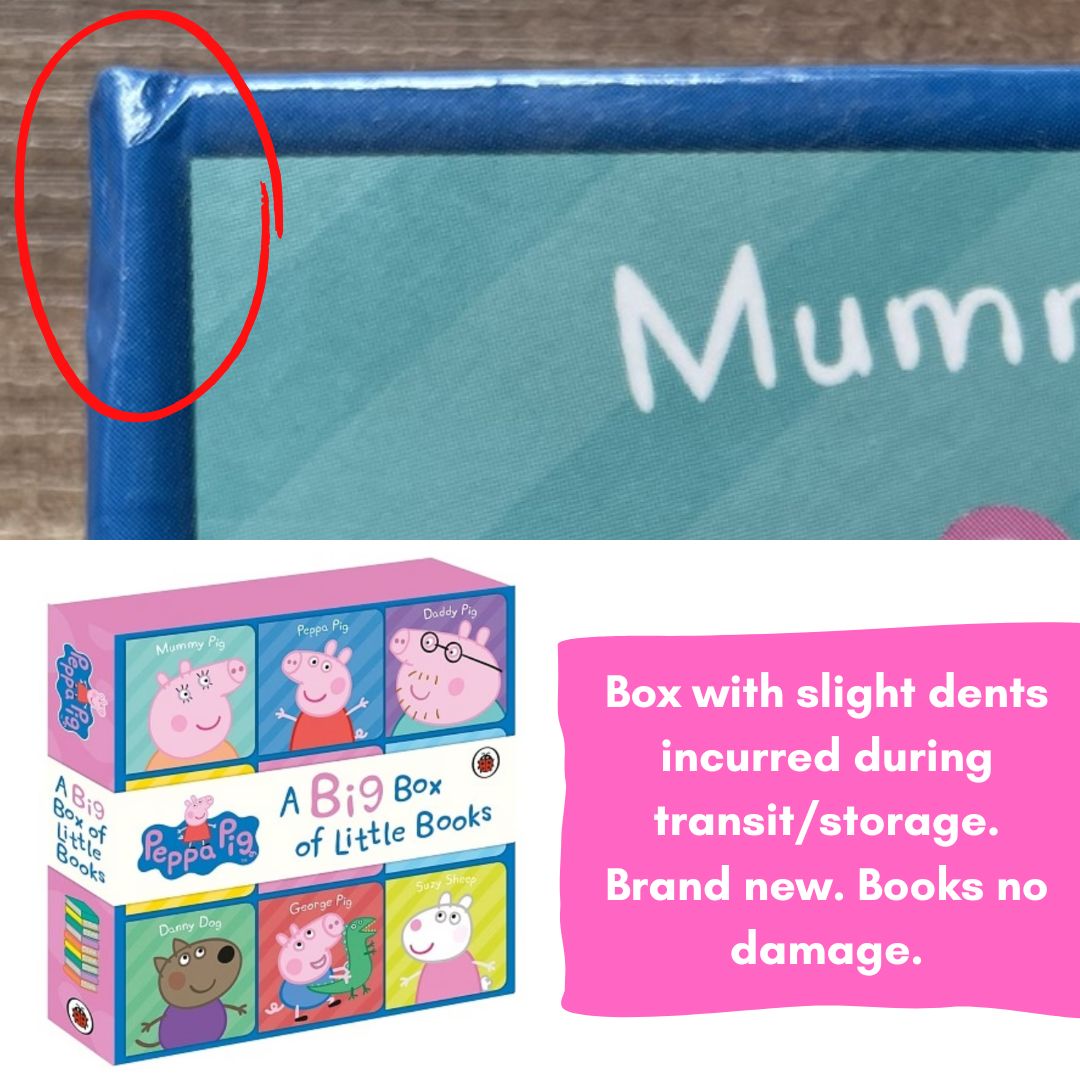 Peppa Pig: A Big Box of Little Books box set (9 MINI board books) BOX with SLIGHT DENTS