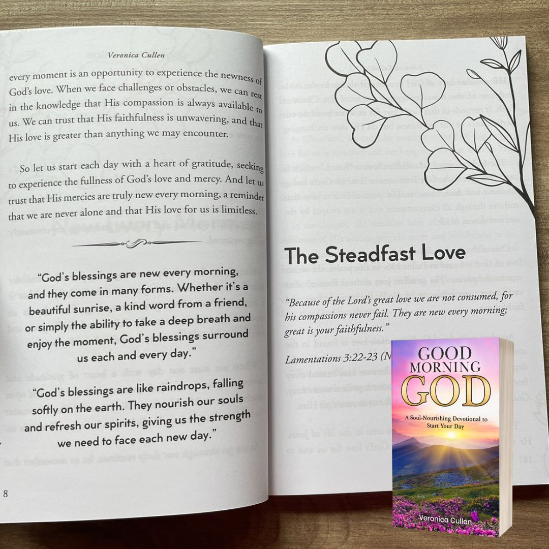 Good Morning God: A Soul-Nourishing Devotional to Start Your Day (by Veronica Cullen) brand new Softcover