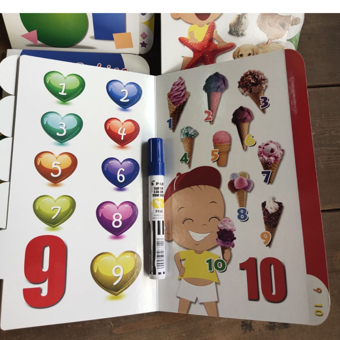 Smart Babies EARLY LEARNING (4 board books) with Carry Case