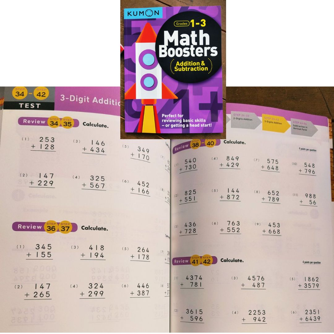 Kumon: Math Boosters (workbook) SINGLES