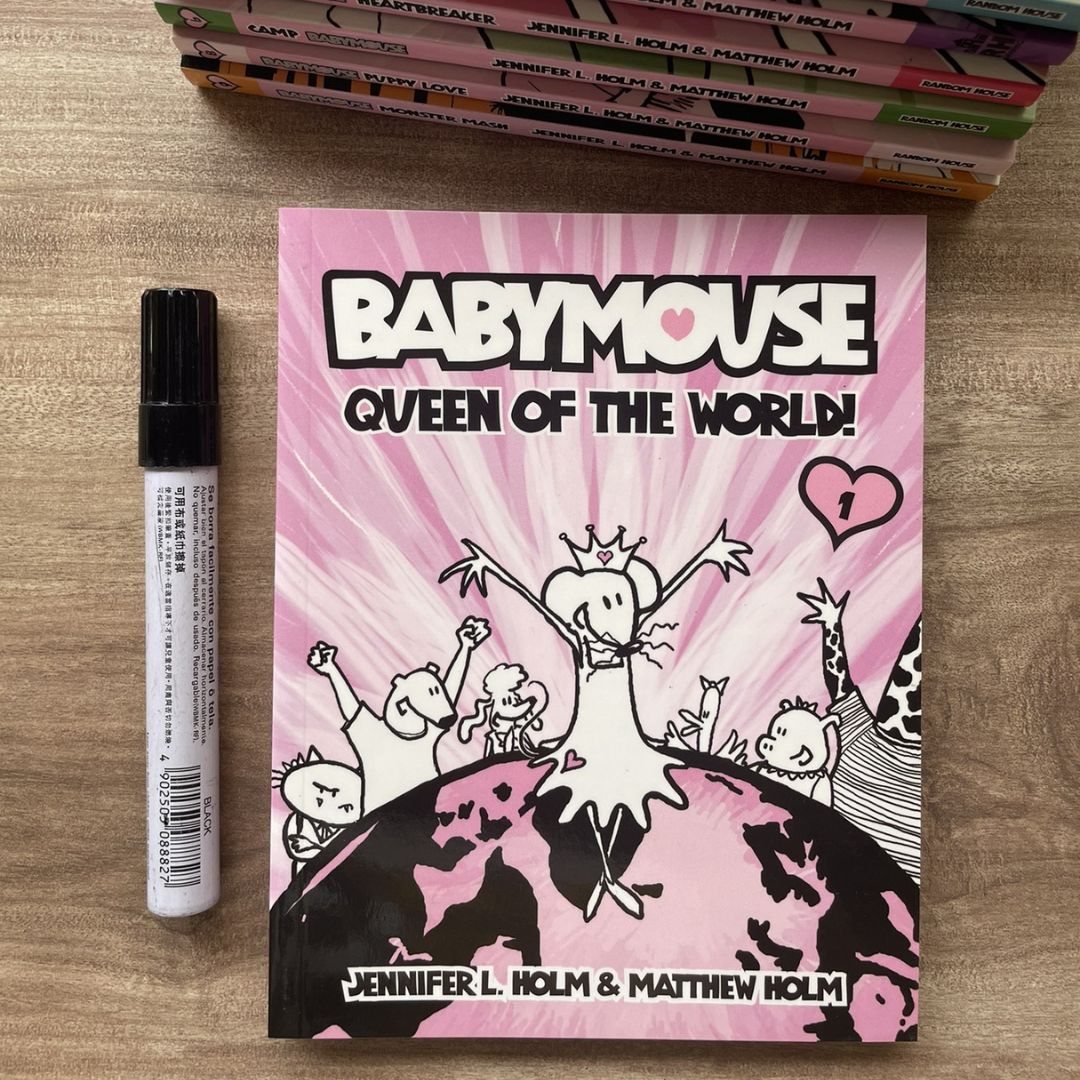 Babymouse, Graphic Novel (8 books, softcover, no box)