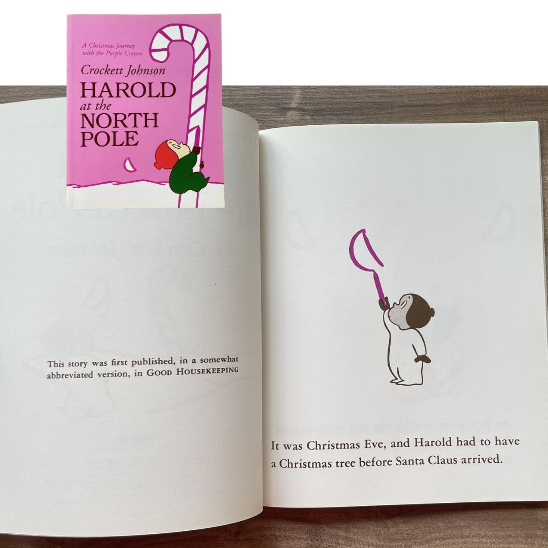 Harold at the North Pole: A Christmas Holiday Book for Kids (brand new softcover, w/ SLIGHT DENTS and FOLDS on book cover)