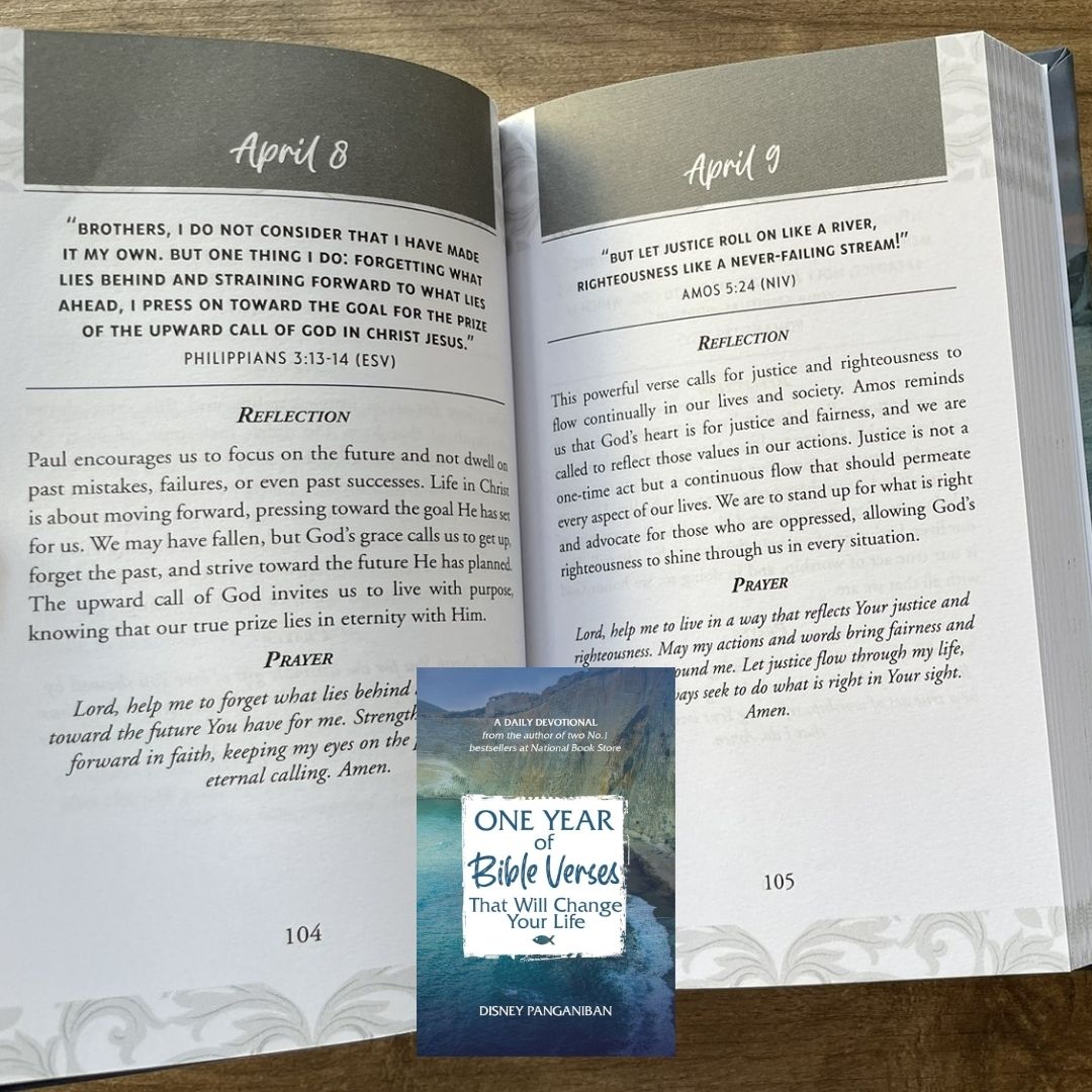 One Year of Bible Verses That Will Change Your Life (by Disney Panganiban) devotional, brand new hardcover