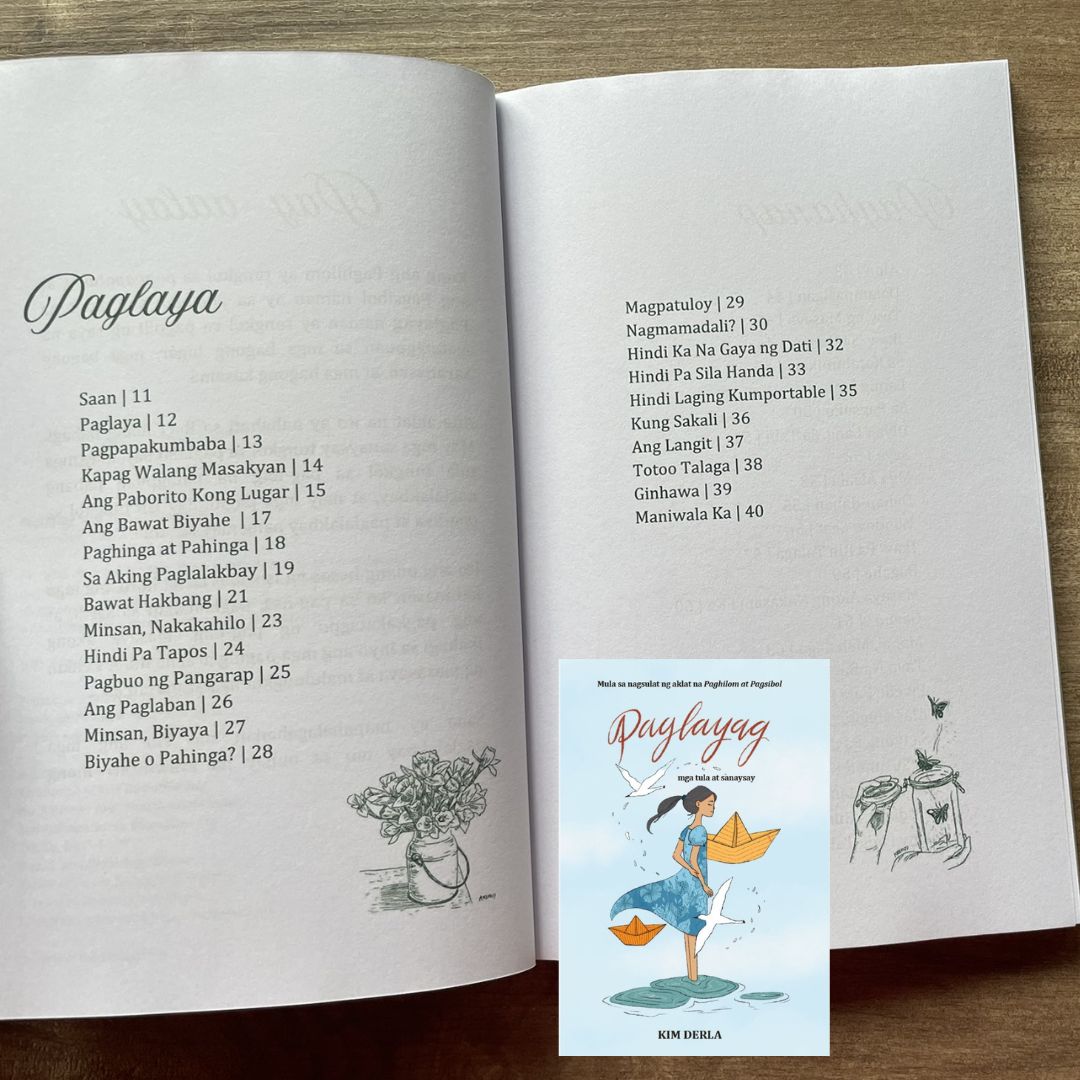 Paglayag / Paghilom (by Kim Derla) (SINGLES) brand new, with SLIGHT DENTS on book cover