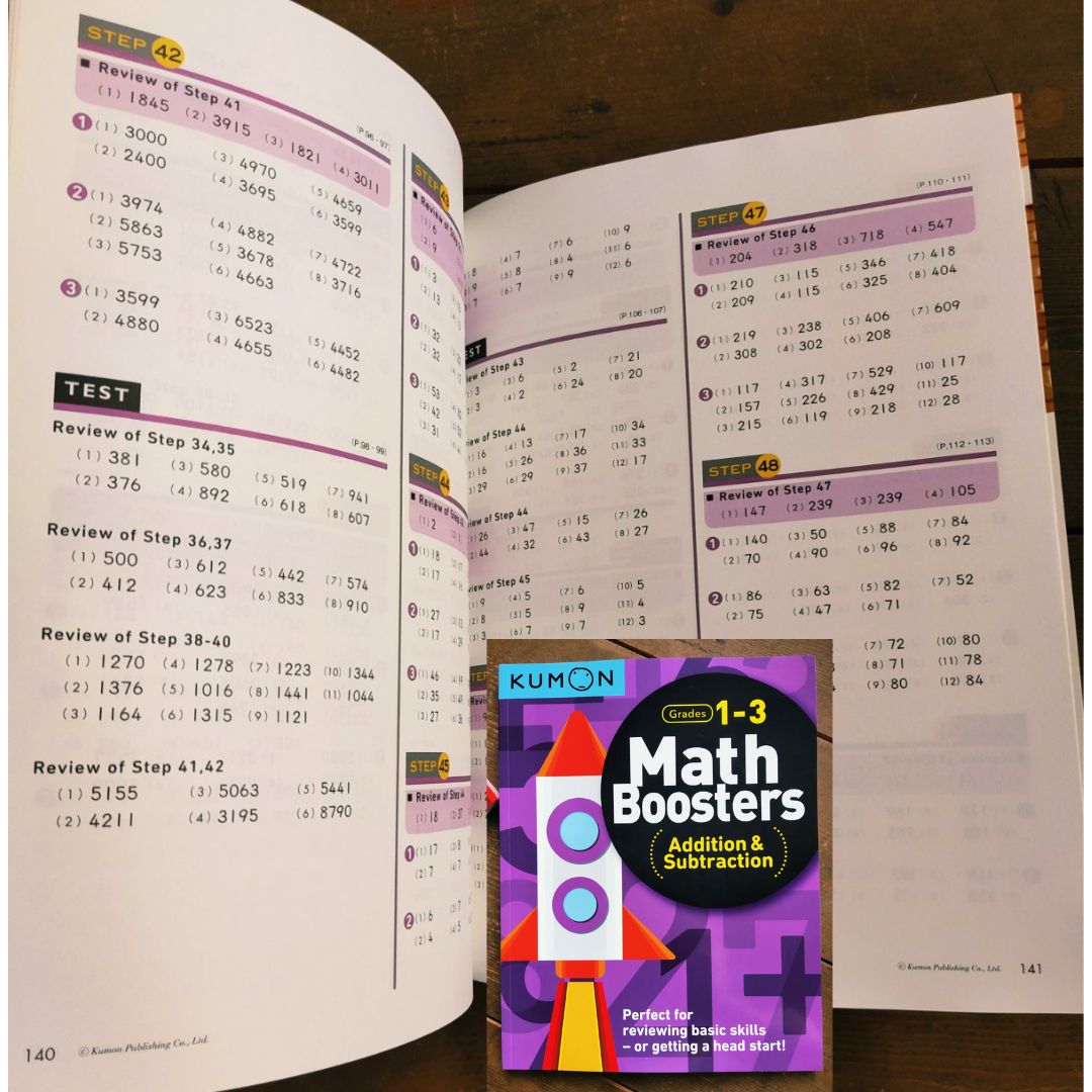 Kumon: Math Boosters (workbook) SINGLES