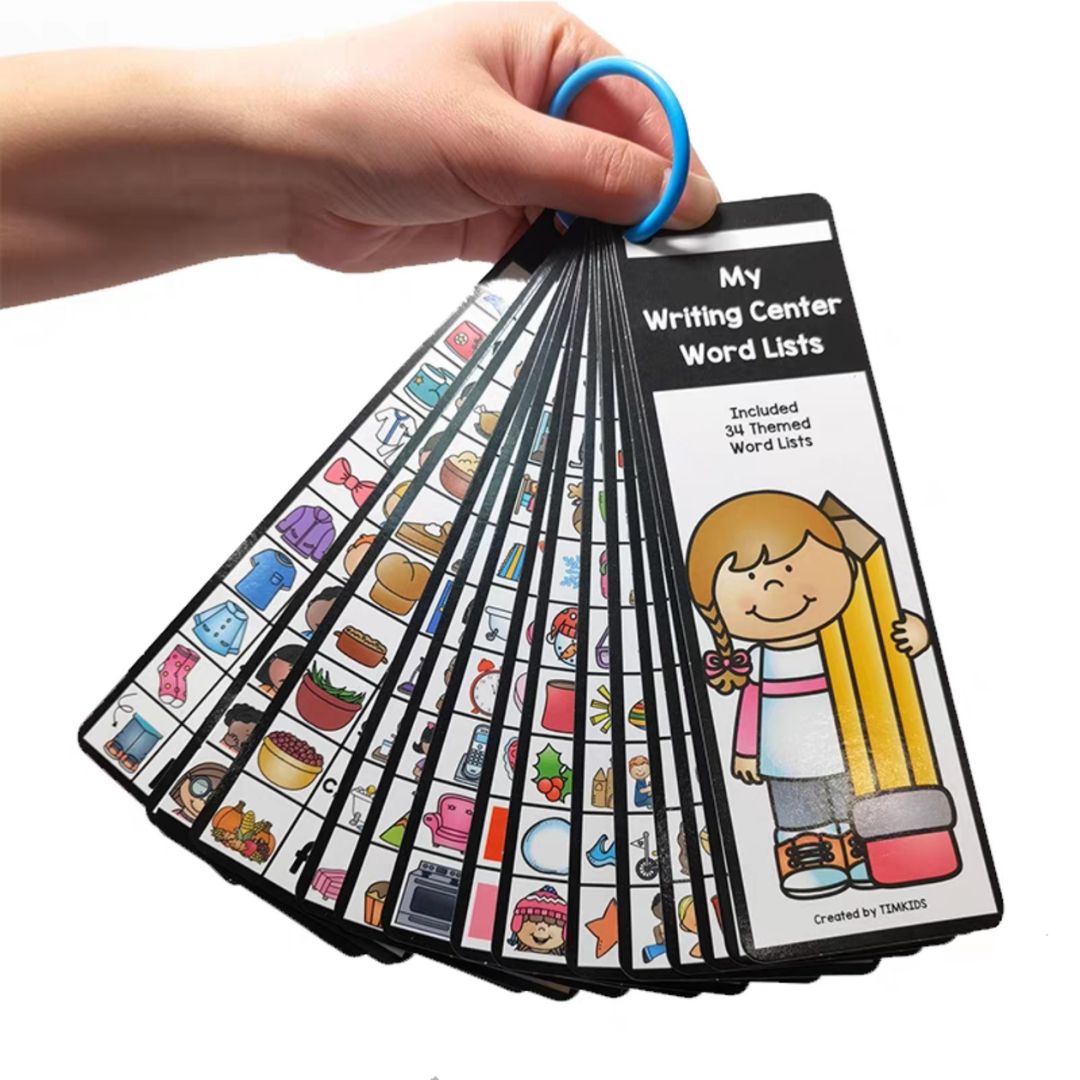 English Themed Vocabulary Flashcards for Kids | 17 Double-Sided Cards | Early Learning Teaching Aids l My Writing Center Word Lists (34 Themes / 340 Sight Words in a set) brand new, no box