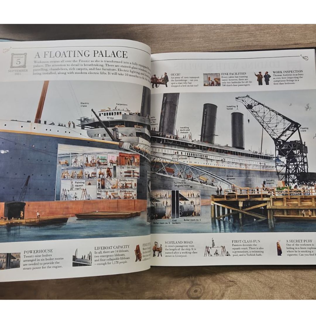 DK Story of the Titanic (Hardcover) Illustrated - brand new, with slight dents on book cover
