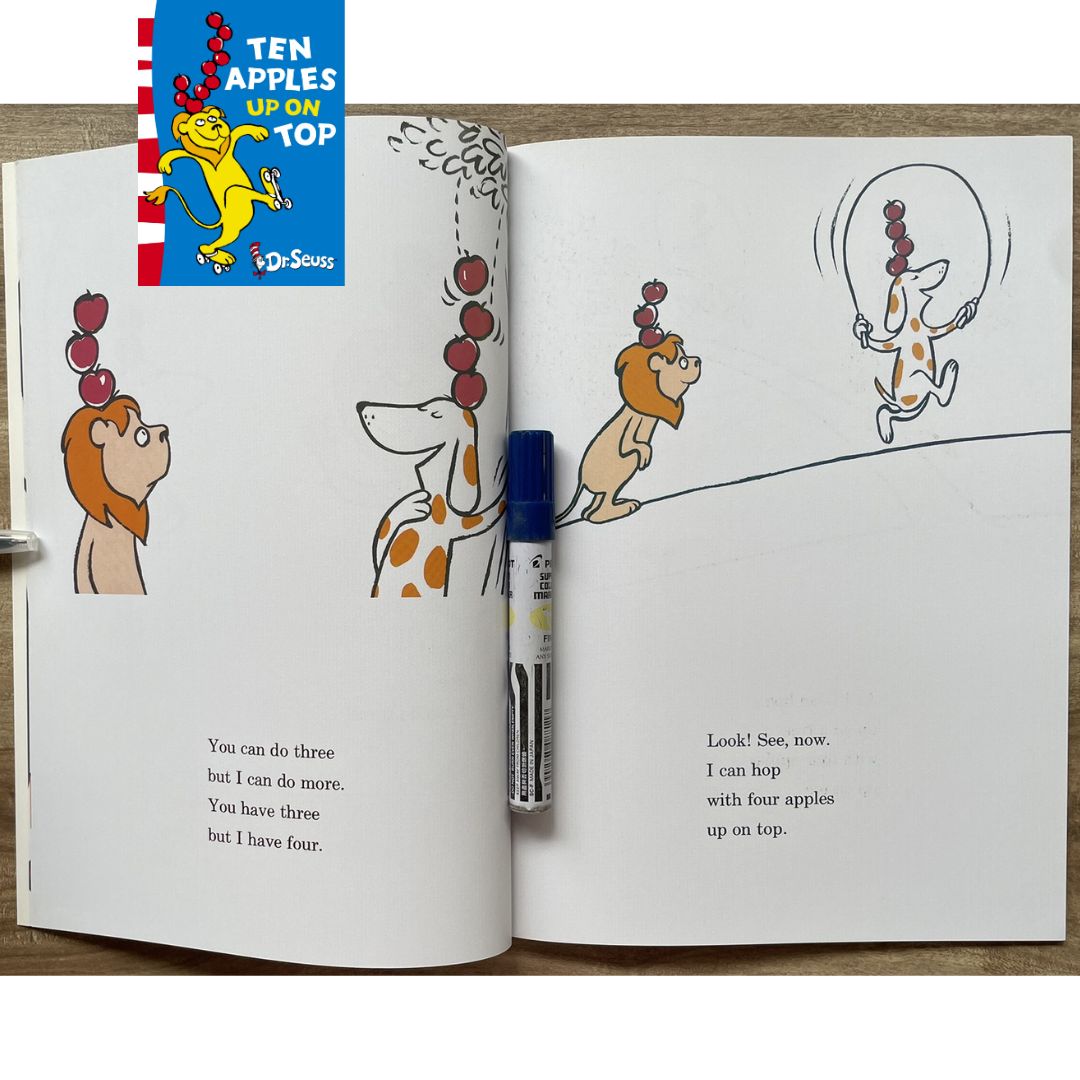 Dr Seuss paperbacks (PLS CHOOSE A TITLE) Oh the Places You'll Go / Fox in Socks / Green Eggs and Ham / Oh the Thinks You Can Think / One Fish Two Fish / Scrambled Eggs Super / Sleep Book / Ten Apples Up On Top / The Alphabet Book / Wacky Wednesday