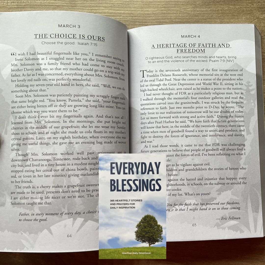 EVERYDAY BLESSINGS: 365 Heartfelt Stories and Prayers for Daily Inspiration (brand new Softcover) - with SLIGHT FOLDS on book cover