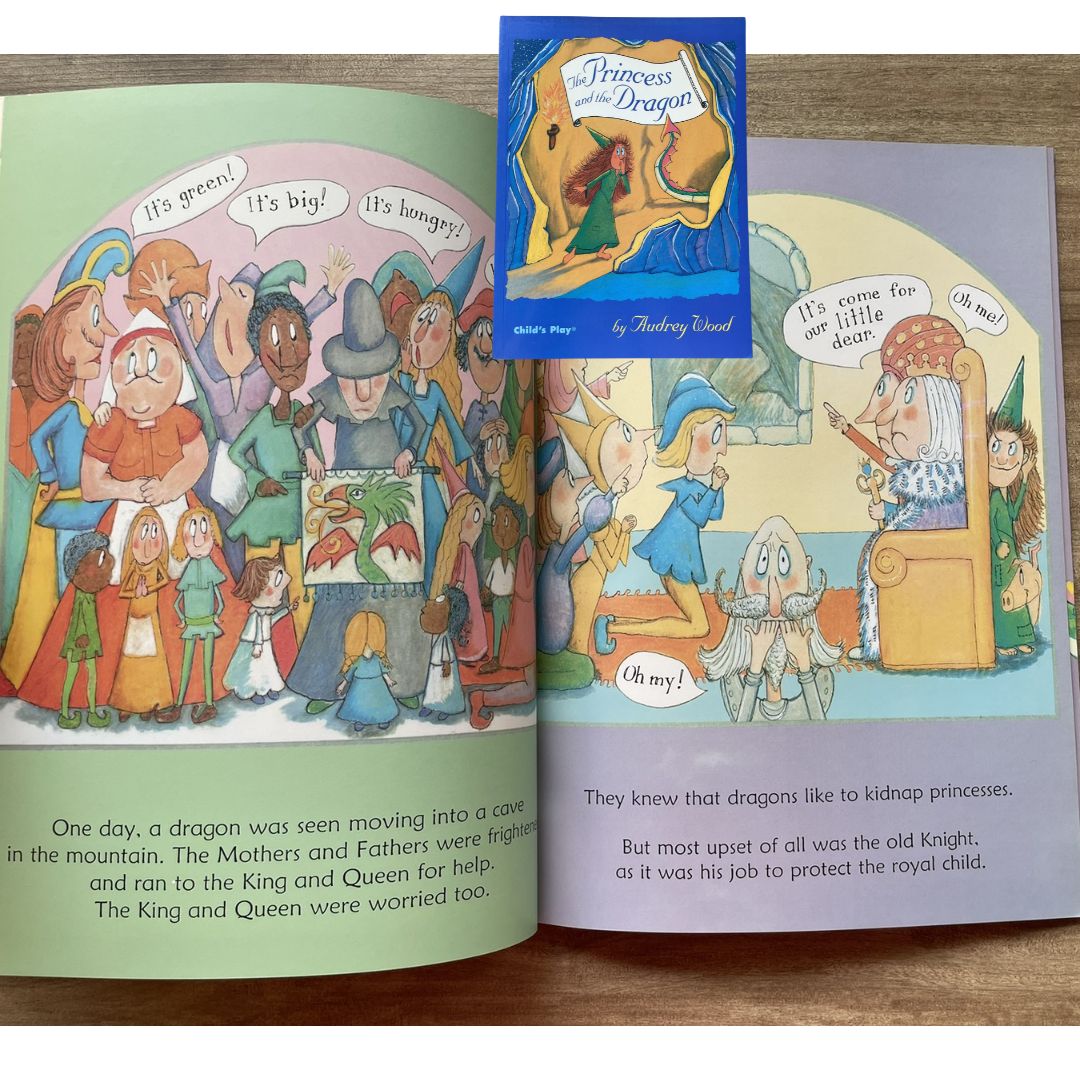 The Princess and the Dragon (Child's Play Library) (by Audrey Wood) (brand new softcover)