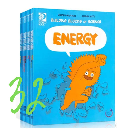 Building Blocks of Science, 32 brand new softcover books, no box