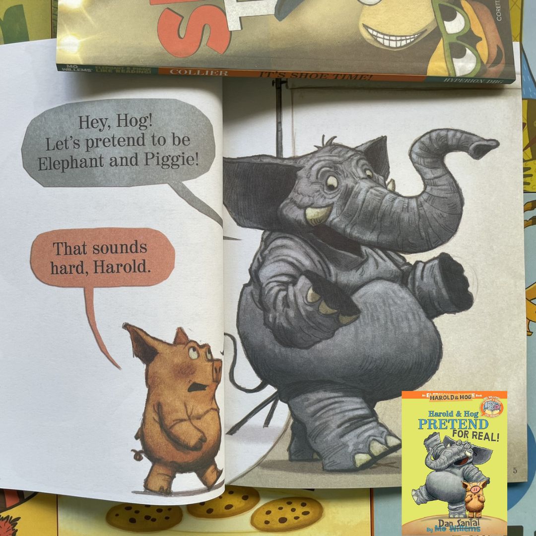 Elephant and Piggie Like Reading! by Mo Willems (8 books) brand new softcover, NO box (with slight dents on the book cover)