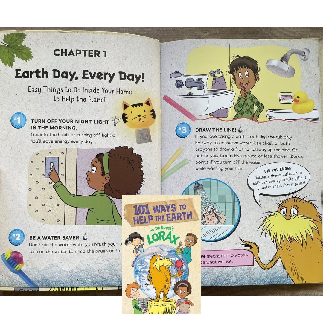 101 Ways to Help the Earth with Dr. Seuss's Lorax (Dr. Seuss's The Lorax Books) (brand new softcover, with SLIGHT FOLDS on book cover)