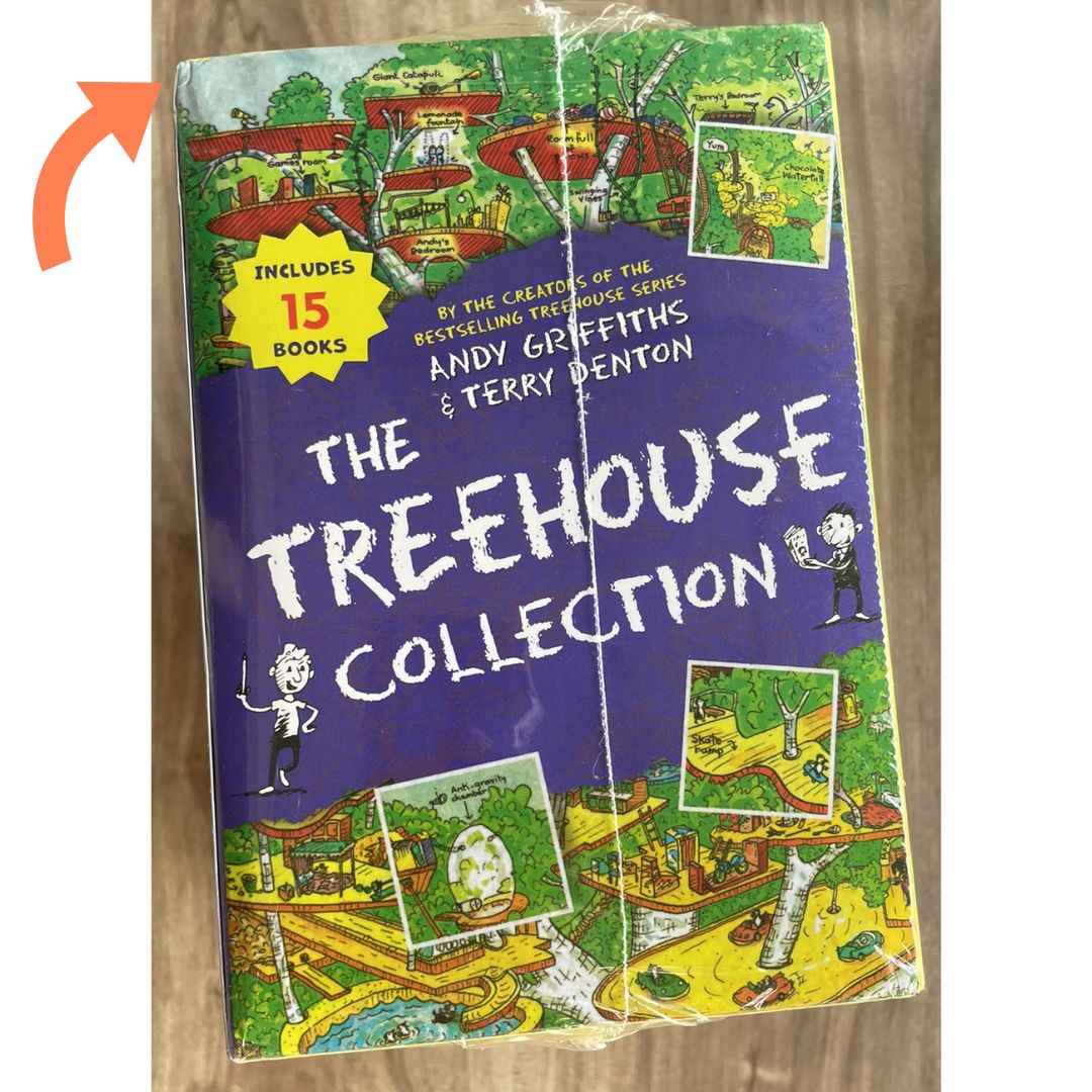 STOREY TREEHOUSE (15 books) brand new softcover, BOX with SLIGHT DENTS, books no damage