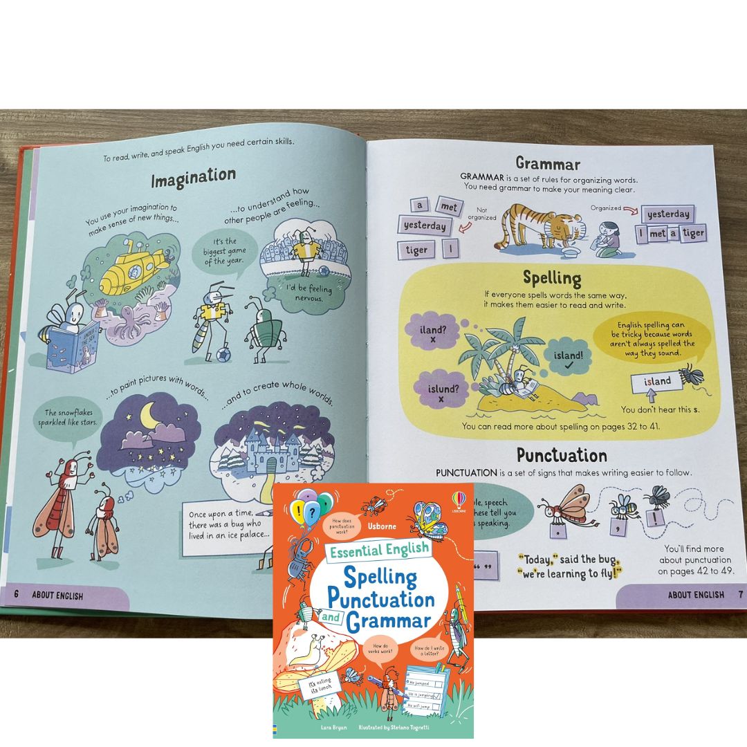 Usborne Essential English: Spelling Punctuation and Grammar (hardcover)