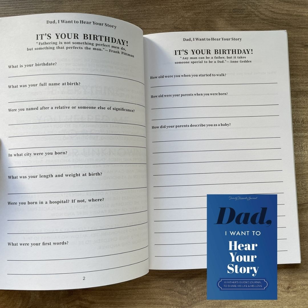 I Want to Hear Your Story: Dad Mom Grandmother Grandpa Guided Journal to Share His / Her Life & Love (Hear Your Story Books) (Paperback) (With SLIGHT FOLDS on book cover)