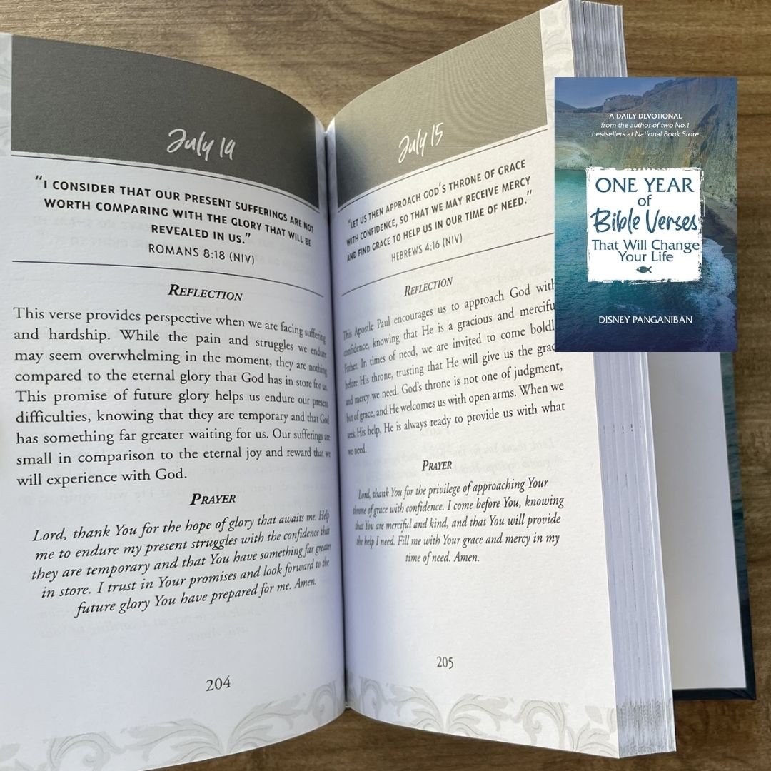 One Year of Bible Verses That Will Change Your Life (by Disney Panganiban) devotional, brand new hardcover