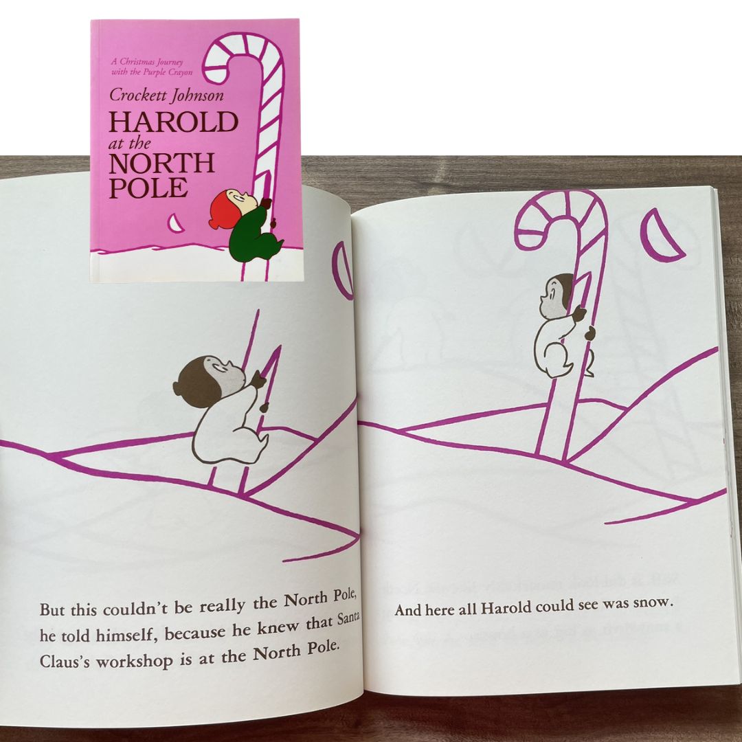 Harold at the North Pole: A Christmas Holiday Book for Kids (brand new softcover, w/ SLIGHT DENTS and FOLDS on book cover)