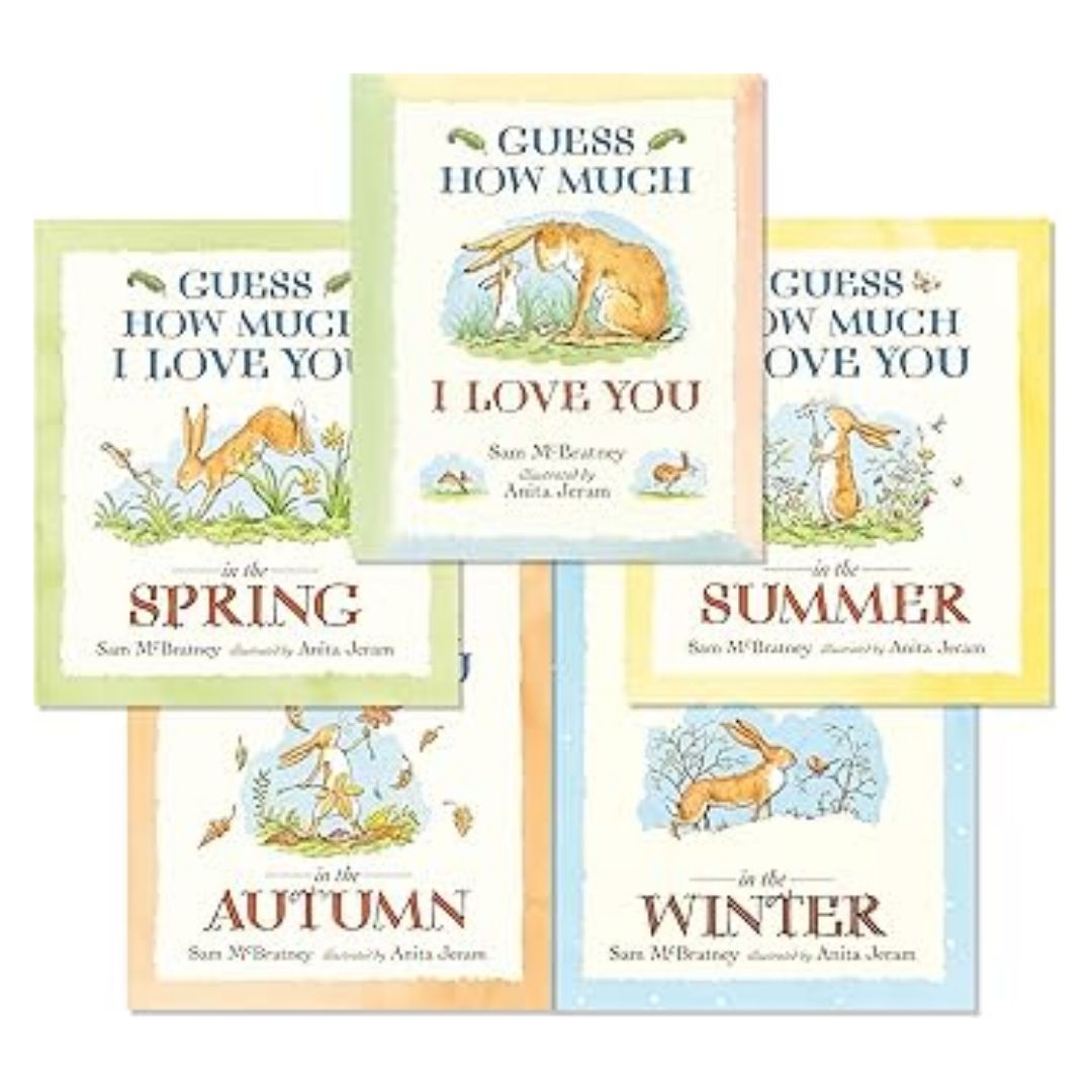 Guess How Much I Love You Complete Collection Box Set by Sam McBratney illustrated by Anita Jeram (5 books) brand new softcover